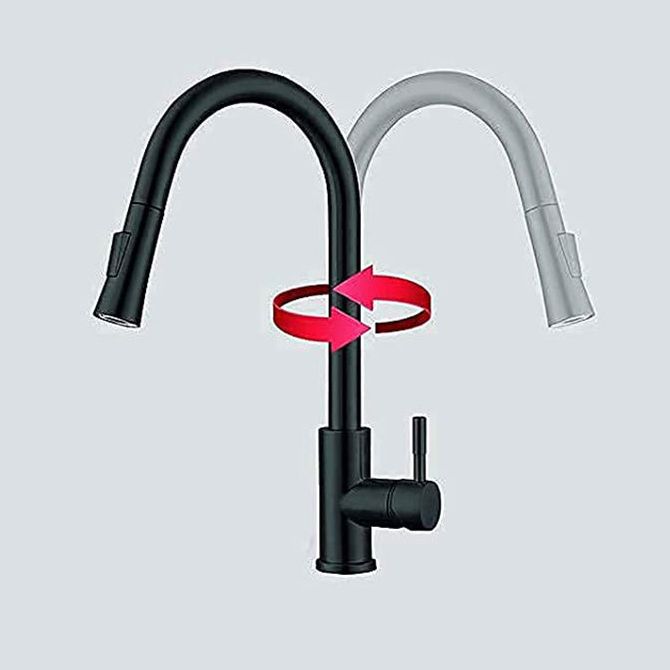 Pull Down Sprayer Kitchen Faucet Touch Sensor 304 Stainless Steel High Arc Kitchen Faucet Clearhalo 'Home Improvement' 'home_improvement' 'home_improvement_kitchen_faucets' 'Kitchen Faucets' 'Kitchen Remodel & Kitchen Fixtures' 'Kitchen Sinks & Faucet Components' 'kitchen_faucets' 1200x1200_646ad326-fc05-4cda-9a5d-db8e4e8e6111