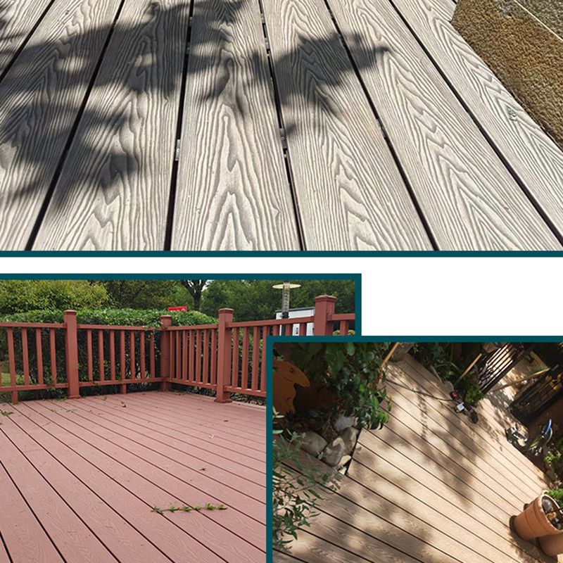 Deck Plank Wooden Waterproof Snapping Embossed Decking Tiles Clearhalo 'Home Improvement' 'home_improvement' 'home_improvement_outdoor_deck_tiles_planks' 'Outdoor Deck Tiles & Planks' 'Outdoor Flooring & Tile' 'Outdoor Remodel' 'outdoor_deck_tiles_planks' 1200x1200_649953fc-8942-4754-ac4b-b92408816c18