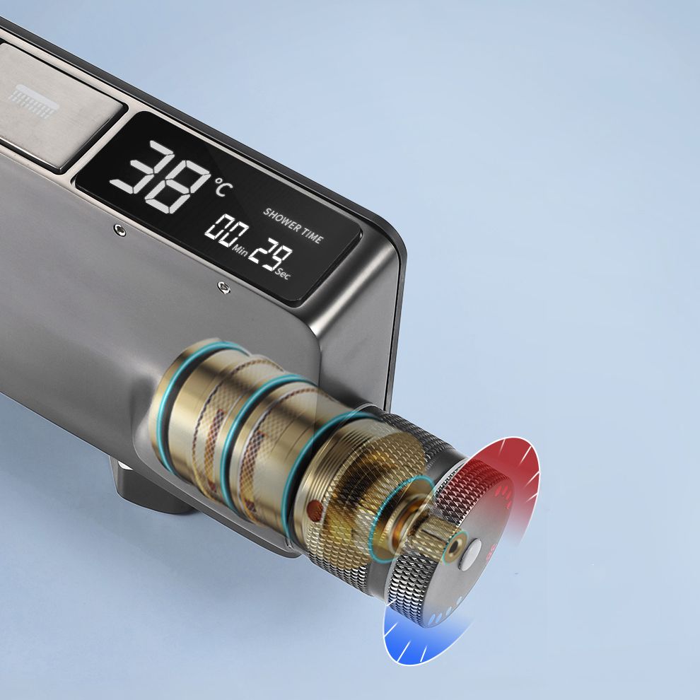 Shower Trim Square Massage Jet Handheld Shower Head Shower System Clearhalo 'Bathroom Remodel & Bathroom Fixtures' 'Home Improvement' 'home_improvement' 'home_improvement_shower_faucets' 'Shower Faucets & Systems' 'shower_faucets' 'Showers & Bathtubs Plumbing' 'Showers & Bathtubs' 1200x1200_64c4e64b-52b8-4f8b-be3a-e19a09c95385