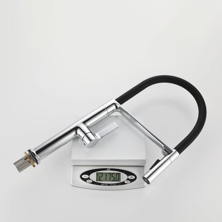 Modern Kitchen Faucet Copper Single Handle High Arc Kitchen Faucet Clearhalo 'Home Improvement' 'home_improvement' 'home_improvement_kitchen_faucets' 'Kitchen Faucets' 'Kitchen Remodel & Kitchen Fixtures' 'Kitchen Sinks & Faucet Components' 'kitchen_faucets' 1200x1200_64d48d58-447c-406c-b31d-2286340277f0