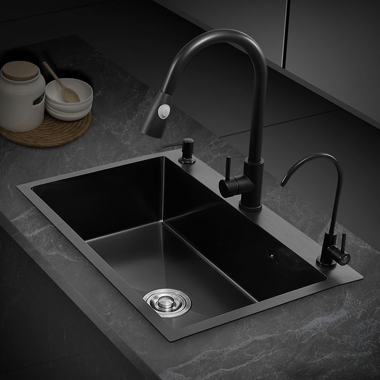 Modern Style Kitchen Sink Overflow Hole Design Stainless Steel Kitchen Sink Clearhalo 'Home Improvement' 'home_improvement' 'home_improvement_kitchen_sinks' 'Kitchen Remodel & Kitchen Fixtures' 'Kitchen Sinks & Faucet Components' 'Kitchen Sinks' 'kitchen_sinks' 1200x1200_650f8dfc-878e-468e-bf07-73e9947eb4ca