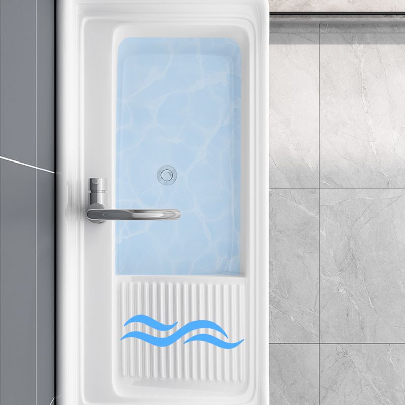 Bath Vanity Single Sink Metal Frame Grey Rectangular 2 Doors Freestanding Vanity Clearhalo 'Bathroom Remodel & Bathroom Fixtures' 'Bathroom Vanities' 'bathroom_vanities' 'Home Improvement' 'home_improvement' 'home_improvement_bathroom_vanities' 1200x1200_65101025-eb32-48ce-9532-3491a32b2542