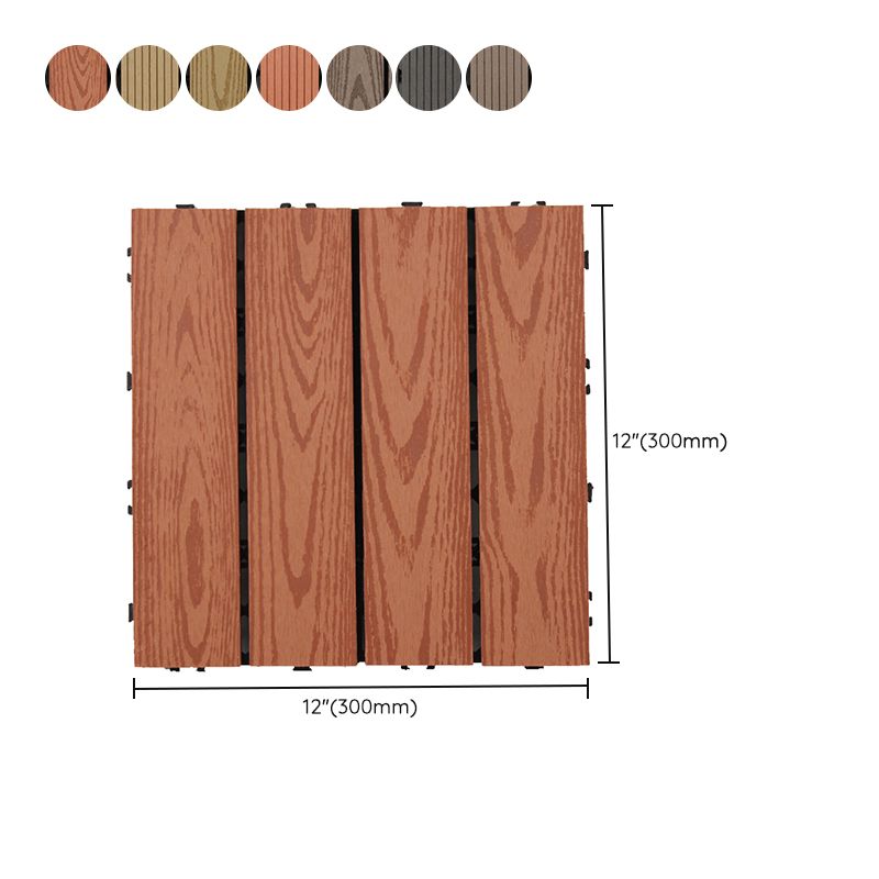 Wooden Deck Plank Outdoor Slip Resistant Embossed Floor Board Clearhalo 'Home Improvement' 'home_improvement' 'home_improvement_outdoor_deck_tiles_planks' 'Outdoor Deck Tiles & Planks' 'Outdoor Flooring & Tile' 'Outdoor Remodel' 'outdoor_deck_tiles_planks' 1200x1200_65225cb6-a41b-43cf-b648-01902b790da4