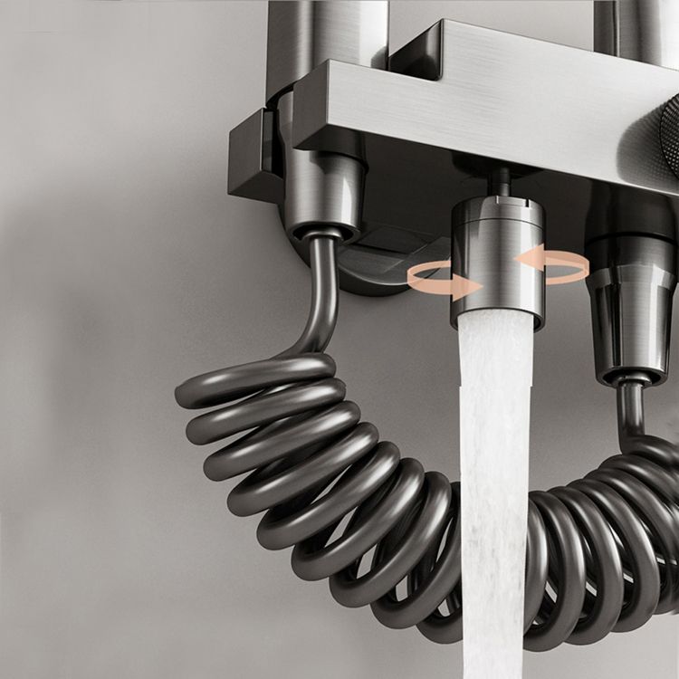 Shower System Square Massage Jet Handheld Shower Head Shower Trim Clearhalo 'Bathroom Remodel & Bathroom Fixtures' 'Home Improvement' 'home_improvement' 'home_improvement_shower_faucets' 'Shower Faucets & Systems' 'shower_faucets' 'Showers & Bathtubs Plumbing' 'Showers & Bathtubs' 1200x1200_652c79de-29e5-4de3-9dfe-21ad725419fc