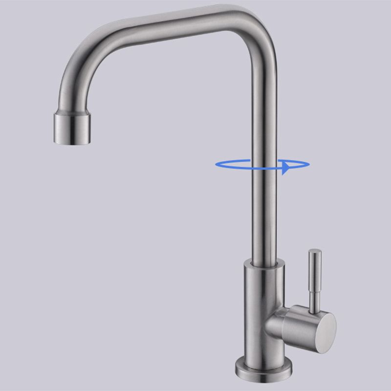 Modern Pot Filler 304 Stainless Steel 1-Handle High Arch Kitchen Faucet Clearhalo 'Home Improvement' 'home_improvement' 'home_improvement_kitchen_faucets' 'Kitchen Faucets' 'Kitchen Remodel & Kitchen Fixtures' 'Kitchen Sinks & Faucet Components' 'kitchen_faucets' 1200x1200_6531bed4-dc3e-49f3-95a7-20e1566ff313