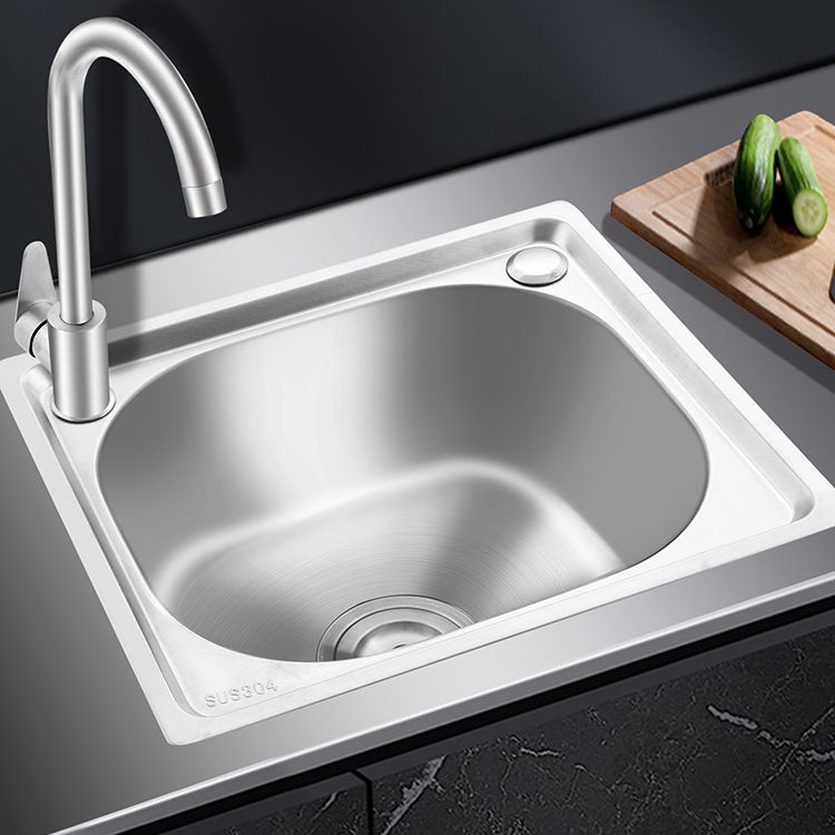 Modern Bar Prep Sink Stainless Steel with Faucet Workstation Ledge Clearhalo 'Home Improvement' 'home_improvement' 'home_improvement_kitchen_sinks' 'Kitchen Remodel & Kitchen Fixtures' 'Kitchen Sinks & Faucet Components' 'Kitchen Sinks' 'kitchen_sinks' 1200x1200_65442592-8d8b-43aa-bb27-98ce088a12f8