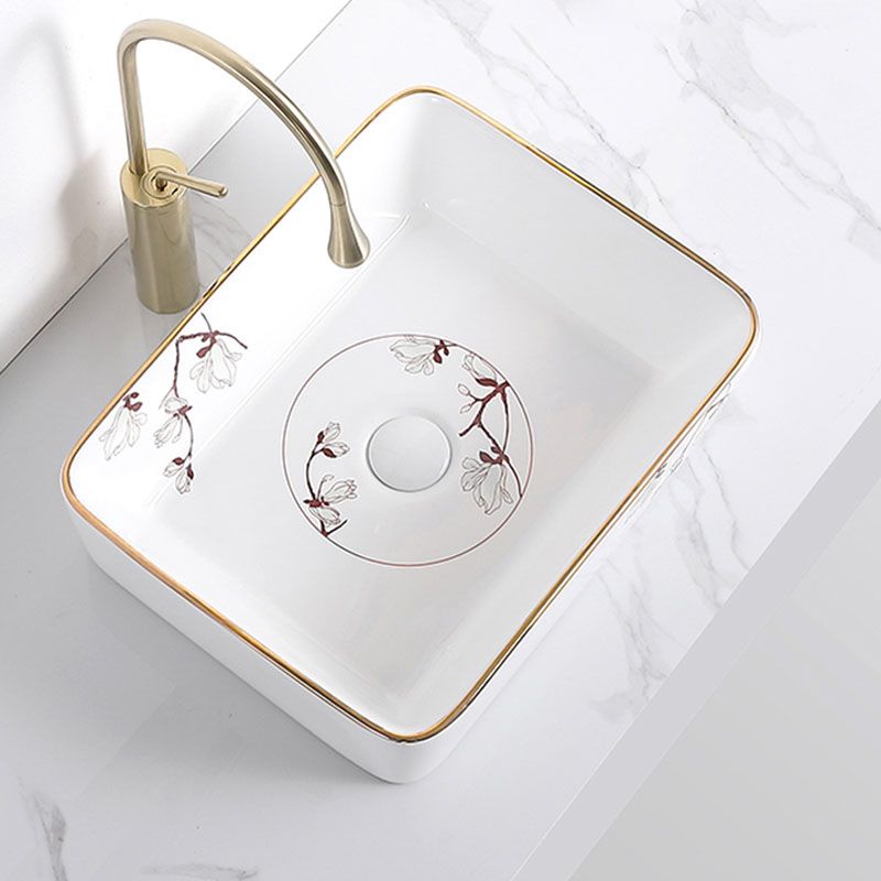 Traditional Vessel Sink Round Porcelain with Faucet Vessel Bathroom Sink Clearhalo 'Bathroom Remodel & Bathroom Fixtures' 'Bathroom Sinks & Faucet Components' 'Bathroom Sinks' 'bathroom_sink' 'Home Improvement' 'home_improvement' 'home_improvement_bathroom_sink' 1200x1200_655a9c97-3054-4e45-a392-f48bb2bd94f1