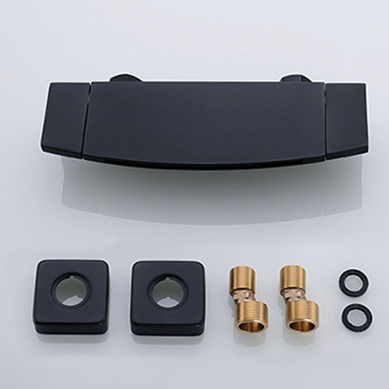 Contemporary Bathroom Faucet Wall Mounted Copper Fixed Clawfoot Tub Faucet Clearhalo 'Bathroom Remodel & Bathroom Fixtures' 'Bathtub Faucets' 'bathtub_faucets' 'Home Improvement' 'home_improvement' 'home_improvement_bathtub_faucets' 1200x1200_655cdee4-e545-4563-a8a6-ac4a50ced9a1