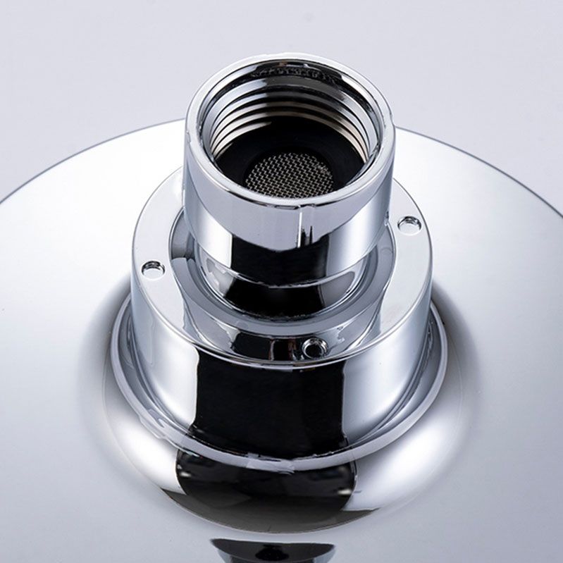 Round Small Top Shower Head Wall-Mount Adjustable Shower Head Clearhalo 'Bathroom Remodel & Bathroom Fixtures' 'Home Improvement' 'home_improvement' 'home_improvement_shower_heads' 'Shower Heads' 'shower_heads' 'Showers & Bathtubs Plumbing' 'Showers & Bathtubs' 1200x1200_6569c25d-6adc-444b-b8da-f1faf82c747d