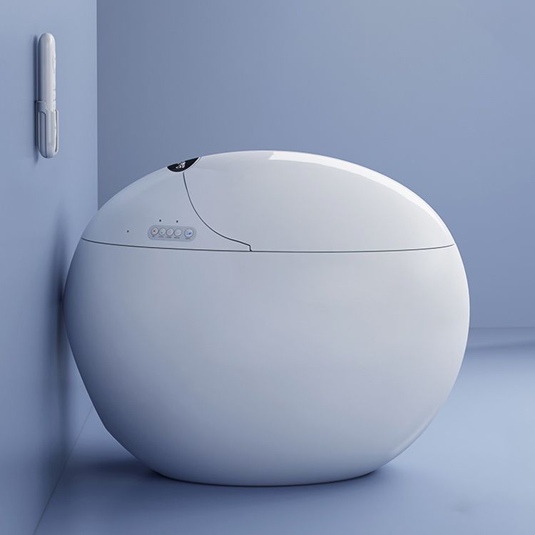 Round One-Piece Smart Toilet Bidet White All-In-One Toilet Bidet Clearhalo 'Bathroom Remodel & Bathroom Fixtures' 'Bidets' 'Home Improvement' 'home_improvement' 'home_improvement_bidets' 'Toilets & Bidets' 1200x1200_658ab489-a341-498a-8641-3b73be458457