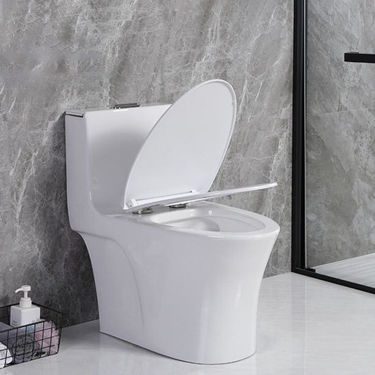 Modern Siphon Jet Toilet Floor Mount Flush Toilet with Toilet Seat Clearhalo 'Bathroom Remodel & Bathroom Fixtures' 'Home Improvement' 'home_improvement' 'home_improvement_toilets' 'Toilets & Bidets' 'Toilets' 1200x1200_65a95016-f5f6-421e-8124-a739d290abf6