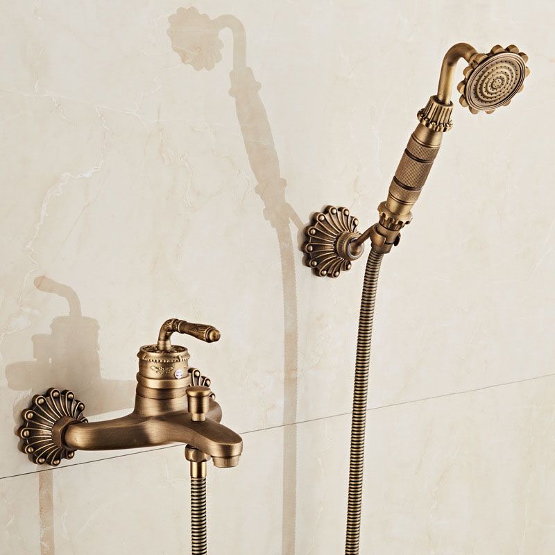Wall Mounted Metal Freestanding Tub Filler Copper Freestanding Faucet Clearhalo 'Bathroom Remodel & Bathroom Fixtures' 'Bathtub Faucets' 'bathtub_faucets' 'Home Improvement' 'home_improvement' 'home_improvement_bathtub_faucets' 1200x1200_65cb68aa-3618-4698-809d-cacf3a4a26fe