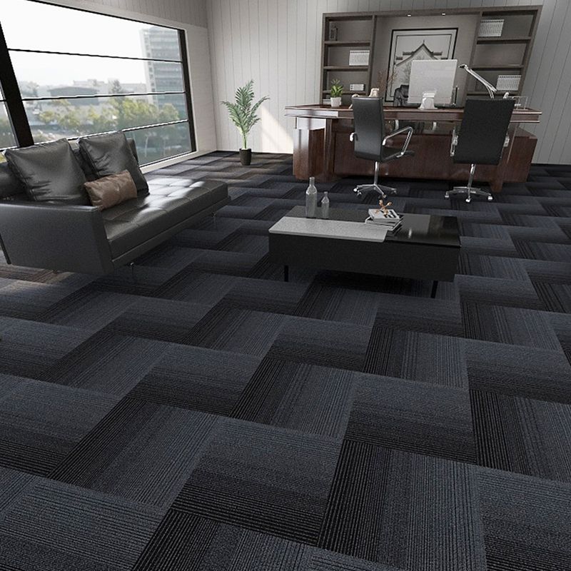 Modern Carpet Floor Tile Level Loop Self Adhesive Stain Resistant Carpet Tiles Clearhalo 'Carpet Tiles & Carpet Squares' 'carpet_tiles_carpet_squares' 'Flooring 'Home Improvement' 'home_improvement' 'home_improvement_carpet_tiles_carpet_squares' Walls and Ceiling' 1200x1200_65d539c9-1049-4ad2-bad9-2f59863c0b92