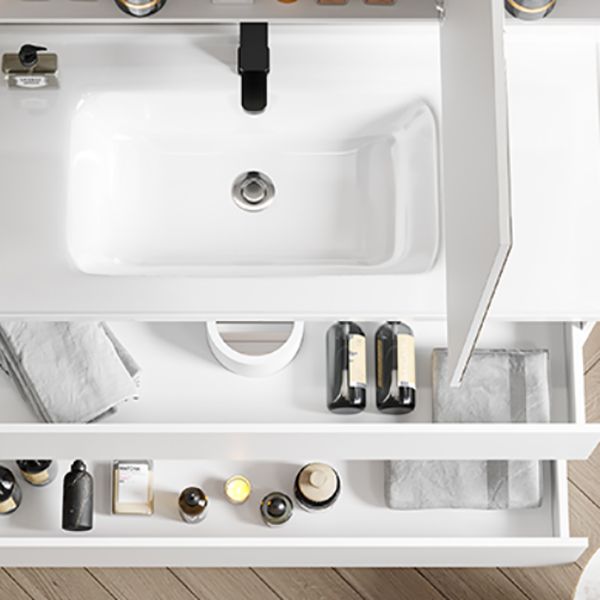 Modern Wood Sink Vanity Wood Wall Mount Faucet Included Bathroom Vanity Set Clearhalo 'Bathroom Remodel & Bathroom Fixtures' 'Bathroom Vanities' 'bathroom_vanities' 'Home Improvement' 'home_improvement' 'home_improvement_bathroom_vanities' 1200x1200_65f63cbf-5bfd-4d3d-b2b3-b558e95d8d10