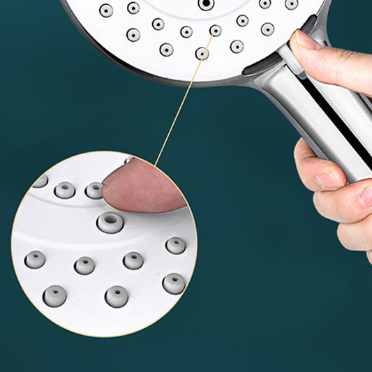 Modern Round Hand Shower 3 Sprays Pattern Wall-Mount Hand Shower Clearhalo 'Bathroom Remodel & Bathroom Fixtures' 'Home Improvement' 'home_improvement' 'home_improvement_shower_heads' 'Shower Heads' 'shower_heads' 'Showers & Bathtubs Plumbing' 'Showers & Bathtubs' 1200x1200_65f69e8c-2f6c-46f9-9239-a88b7557a11b