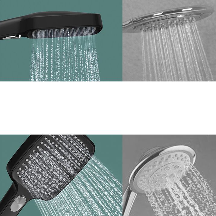 Contemporary Handheld Shower Head Square Three-speed Spray Head Clearhalo 'Bathroom Remodel & Bathroom Fixtures' 'Home Improvement' 'home_improvement' 'home_improvement_shower_heads' 'Shower Heads' 'shower_heads' 'Showers & Bathtubs Plumbing' 'Showers & Bathtubs' 1200x1200_65f89a18-68f5-4279-b2fd-832223537c00