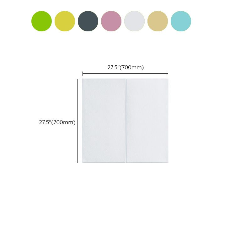 Modern Wall Panel Pure Color Peel and Stick Waterproof Wall Ceiling for Living Room Clearhalo 'Flooring 'Home Improvement' 'home_improvement' 'home_improvement_wall_paneling' 'Wall Paneling' 'wall_paneling' 'Walls & Ceilings' Walls and Ceiling' 1200x1200_6622c92d-dea7-4b91-811f-d7f0ff7a154e