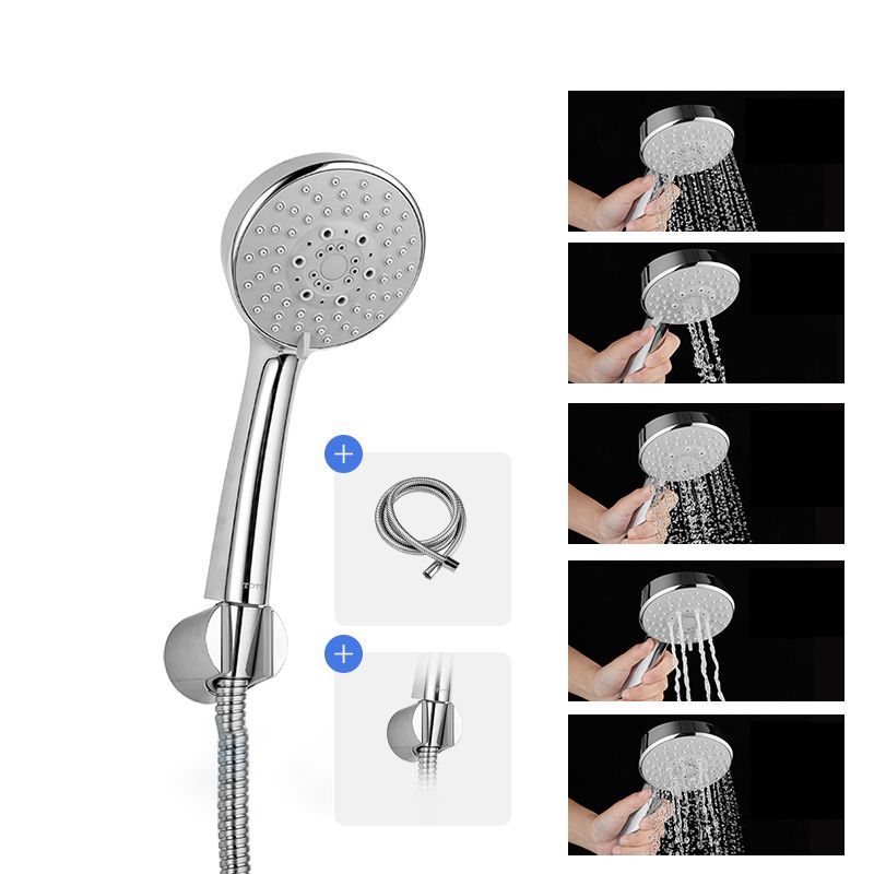 Contemporary Shower Head Round Handheld Shower Head in Bathroom Clearhalo 'Bathroom Remodel & Bathroom Fixtures' 'Home Improvement' 'home_improvement' 'home_improvement_shower_heads' 'Shower Heads' 'shower_heads' 'Showers & Bathtubs Plumbing' 'Showers & Bathtubs' 1200x1200_66666b11-7aaf-4da9-9cc7-f8a876fb9f35