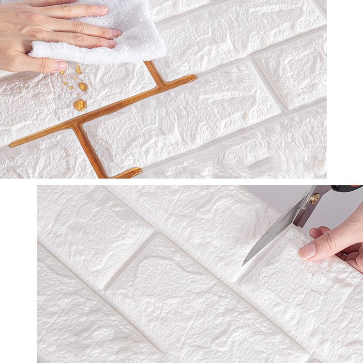 Industrial Pearl Wainscoting PVC Wall Access Panel Peel and Stick Wall Tile Clearhalo 'Flooring 'Home Improvement' 'home_improvement' 'home_improvement_wall_paneling' 'Wall Paneling' 'wall_paneling' 'Walls & Ceilings' Walls and Ceiling' 1200x1200_666ae045-efbd-4c04-a1e2-f27533275026