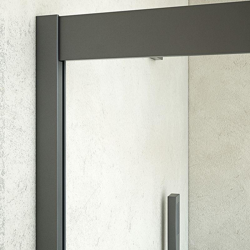 Modern Shower Stall Tempered Glass Rounded Double Sliding Clear Corner Shower Enclosure Clearhalo 'Bathroom Remodel & Bathroom Fixtures' 'Home Improvement' 'home_improvement' 'home_improvement_shower_stalls_enclosures' 'Shower Stalls & Enclosures' 'shower_stalls_enclosures' 'Showers & Bathtubs' 1200x1200_66e5a57e-56a4-4b01-8941-87d1949ff70a