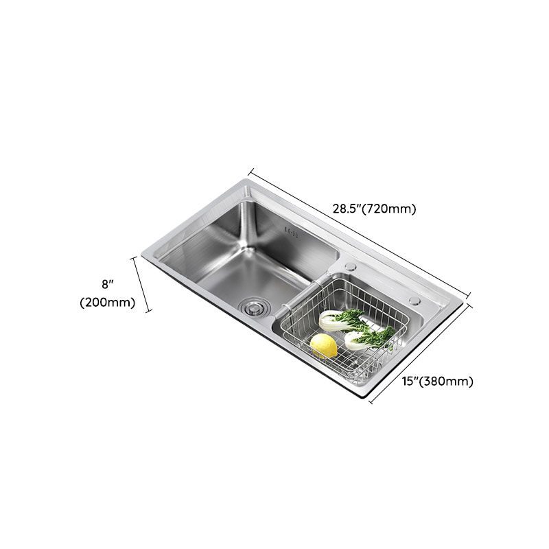 Stainless Steel Kitchen Sink Double Basin Sink with Drain Assembly Clearhalo 'Home Improvement' 'home_improvement' 'home_improvement_kitchen_sinks' 'Kitchen Remodel & Kitchen Fixtures' 'Kitchen Sinks & Faucet Components' 'Kitchen Sinks' 'kitchen_sinks' 1200x1200_66f24110-b57a-441e-ba1c-4f93341da17a