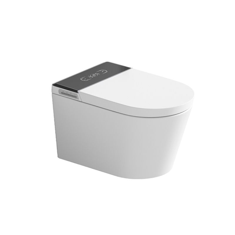 Contemporary Smart Toilet White Foot Sensor Elongated Dryer Wall Mounted Bidet Clearhalo 'Bathroom Remodel & Bathroom Fixtures' 'Bidets' 'Home Improvement' 'home_improvement' 'home_improvement_bidets' 'Toilets & Bidets' 1200x1200_67082b26-3051-4998-85a1-99e67c8a394f