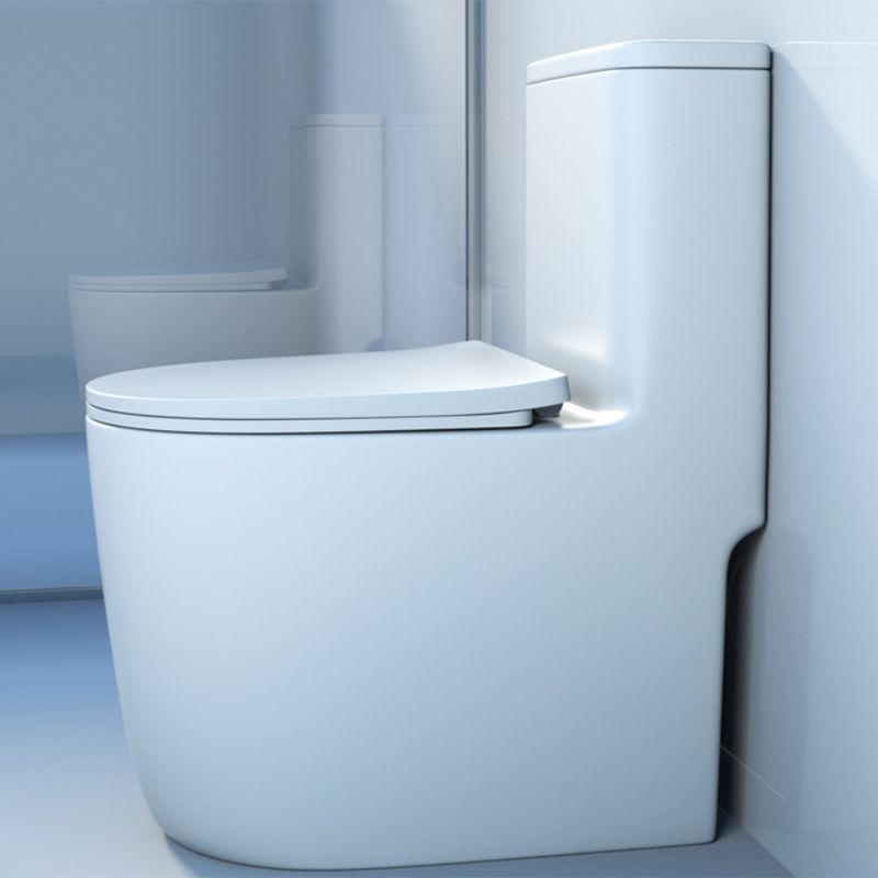 Modern Floor Mounted Toilet One Piece Flush Toilet with Toilet Seat Clearhalo 'Bathroom Remodel & Bathroom Fixtures' 'Home Improvement' 'home_improvement' 'home_improvement_toilets' 'Toilets & Bidets' 'Toilets' 1200x1200_6737a31e-bf82-4298-919b-58942e6e9271