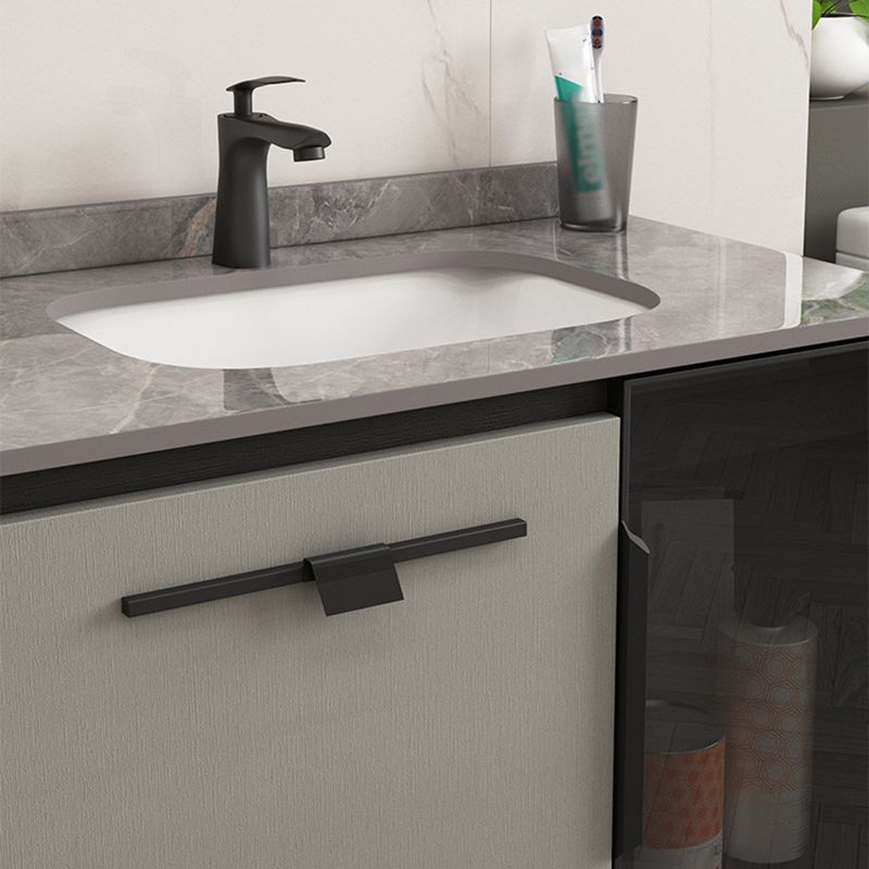 Contemporary Square Sink Cabinet Mirror Cabinet Bathroom Wall Mount Vanity Cabinet Clearhalo 'Bathroom Remodel & Bathroom Fixtures' 'Bathroom Vanities' 'bathroom_vanities' 'Home Improvement' 'home_improvement' 'home_improvement_bathroom_vanities' 1200x1200_67479338-de74-4c13-a77b-9cb1e6e89d77