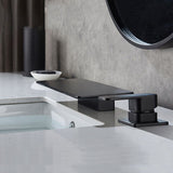 Square Brass Tub Faucet in Black with Single Handle Bathroom Faucet Clearhalo 'Bathroom Remodel & Bathroom Fixtures' 'Bathtub Faucets' 'bathtub_faucets' 'Home Improvement' 'home_improvement' 'home_improvement_bathtub_faucets' 1200x1200_674a8bd3-8885-406e-a5ac-a1c859ecc147