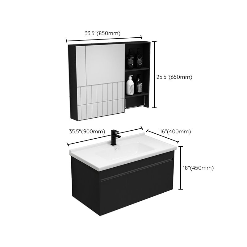 Contemporary Black Bath Vanity Metal Open Console with Sink Set Clearhalo 'Bathroom Remodel & Bathroom Fixtures' 'Bathroom Vanities' 'bathroom_vanities' 'Home Improvement' 'home_improvement' 'home_improvement_bathroom_vanities' 1200x1200_674ea2cb-2439-4b9d-8f1b-0a4b93745084