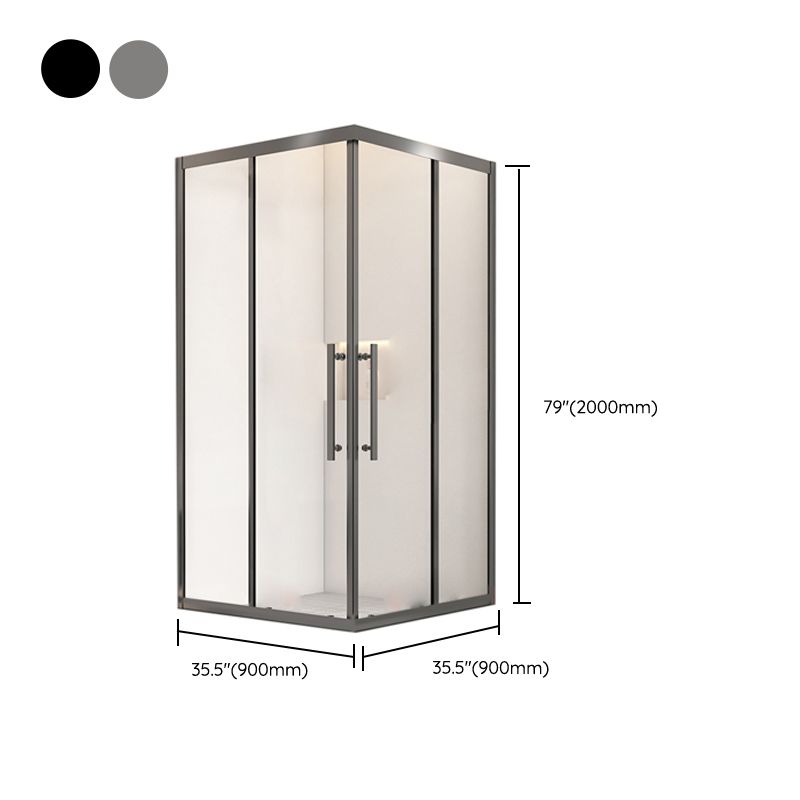 Rectangular Full Frame Shower Enclosure Tempered Glass Shower Enclosure Clearhalo 'Bathroom Remodel & Bathroom Fixtures' 'Home Improvement' 'home_improvement' 'home_improvement_shower_stalls_enclosures' 'Shower Stalls & Enclosures' 'shower_stalls_enclosures' 'Showers & Bathtubs' 1200x1200_6783ee22-7d3d-4340-bb27-542f2ce394fd