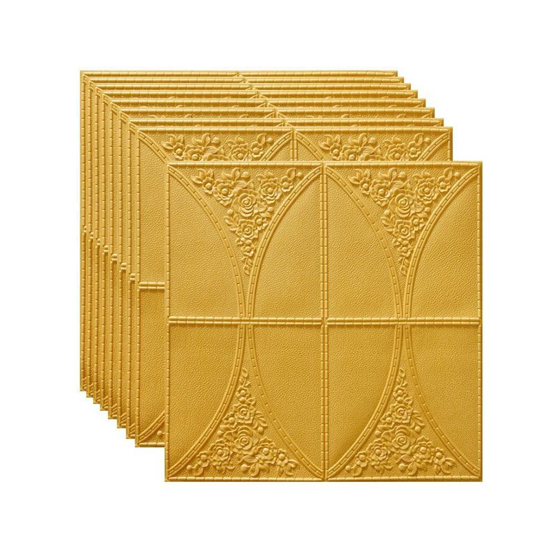 Modern Style Plastic Wall Panel Living Room Peel and Stick 3D Wall Paneling Clearhalo 'Flooring 'Home Improvement' 'home_improvement' 'home_improvement_wall_paneling' 'Wall Paneling' 'wall_paneling' 'Walls & Ceilings' Walls and Ceiling' 1200x1200_67889654-7244-4b4d-a473-467bdbec71c5