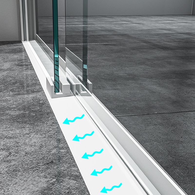 Bypass Semi Frameless Shower Door Tempered Glass Shower Door in Black Clearhalo 'Bathroom Remodel & Bathroom Fixtures' 'Home Improvement' 'home_improvement' 'home_improvement_shower_tub_doors' 'Shower and Tub Doors' 'shower_tub_doors' 'Showers & Bathtubs' 1200x1200_67a05a20-7645-40ad-937a-ebc1612ce785