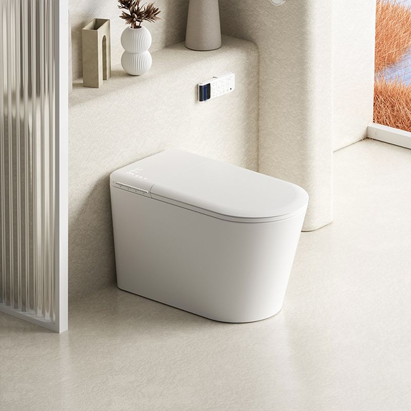 Elongated Ceramic Floor Standing Bidet in White with Heated Seat Clearhalo 'Bathroom Remodel & Bathroom Fixtures' 'Bidets' 'Home Improvement' 'home_improvement' 'home_improvement_bidets' 'Toilets & Bidets' 1200x1200_67a58378-da38-4f48-839d-13f36b196362