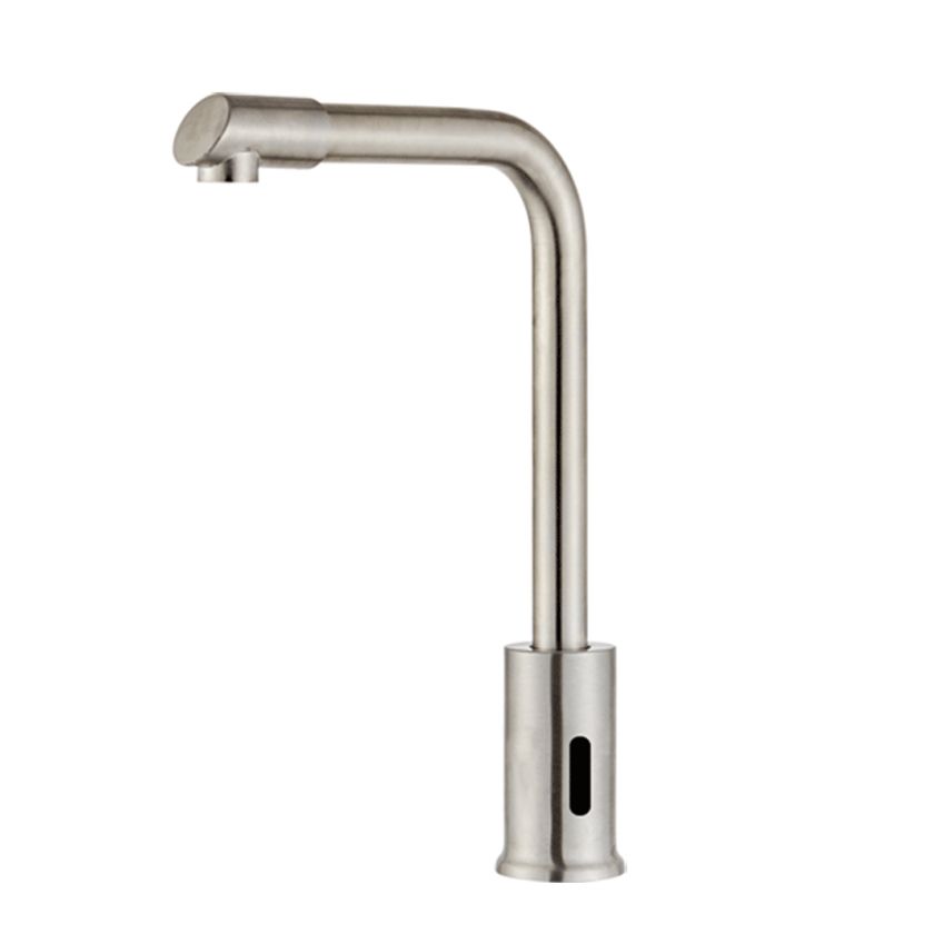 Touchless Sensor Kitchen Sink Faucet Stainless Steel Swivel Spout with Accessories Clearhalo 'Home Improvement' 'home_improvement' 'home_improvement_kitchen_faucets' 'Kitchen Faucets' 'Kitchen Remodel & Kitchen Fixtures' 'Kitchen Sinks & Faucet Components' 'kitchen_faucets' 1200x1200_67bafb71-dd19-43bd-b538-16694a1dc863