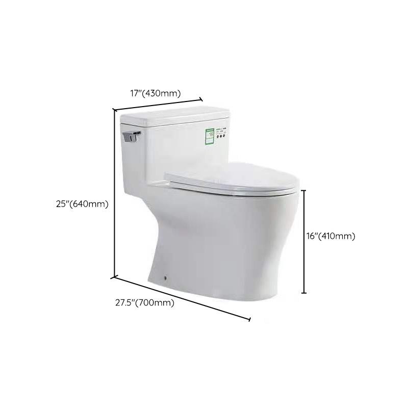 Modern Ceramic Siphon Jet Toilet Bowl Floor Mount Flush Toilet with Toilet Seat Clearhalo 'Bathroom Remodel & Bathroom Fixtures' 'Home Improvement' 'home_improvement' 'home_improvement_toilets' 'Toilets & Bidets' 'Toilets' 1200x1200_6814cf6c-128f-4457-a050-7a2bdc603ab7