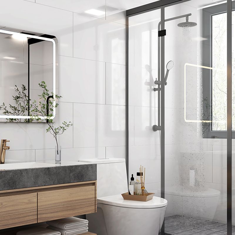 Modern Single Tile Peel and Stick Waterproof Backsplash Tile for Bathroom Clearhalo 'Flooring 'Home Improvement' 'home_improvement' 'home_improvement_peel_stick_blacksplash' 'Peel & Stick Backsplash Tile' 'peel_stick_blacksplash' 'Walls & Ceilings' Walls and Ceiling' 1200x1200_682fc2a5-7e37-4a99-83f3-12aeb658980b