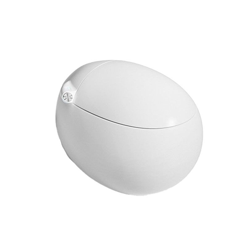 White Egg Shaped Electronic Elongated Toilet Floor Standing Bidet Clearhalo 'Bathroom Remodel & Bathroom Fixtures' 'Bidets' 'Home Improvement' 'home_improvement' 'home_improvement_bidets' 'Toilets & Bidets' 1200x1200_68394c6f-3cc4-4e40-967a-62bcae635fd6