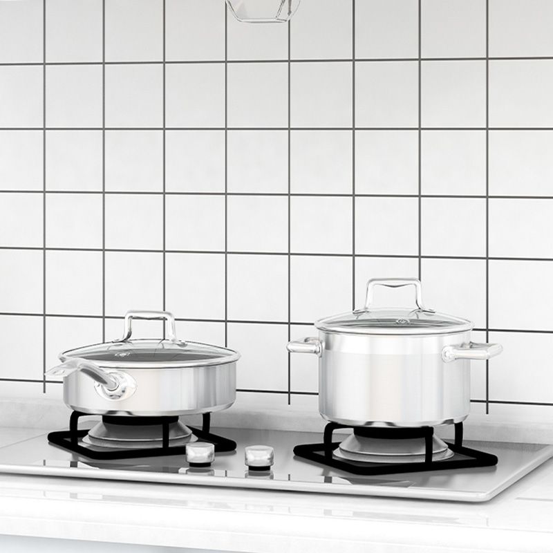 Modern Tile-Peel & Stick PVC Grid Pattern Self Adhesive Wallpaper Clearhalo 'Flooring 'Home Improvement' 'home_improvement' 'home_improvement_peel_stick_blacksplash' 'Peel & Stick Backsplash Tile' 'peel_stick_blacksplash' 'Walls & Ceilings' Walls and Ceiling' 1200x1200_683d7b0e-35bf-4178-bde0-691f274d9d7f