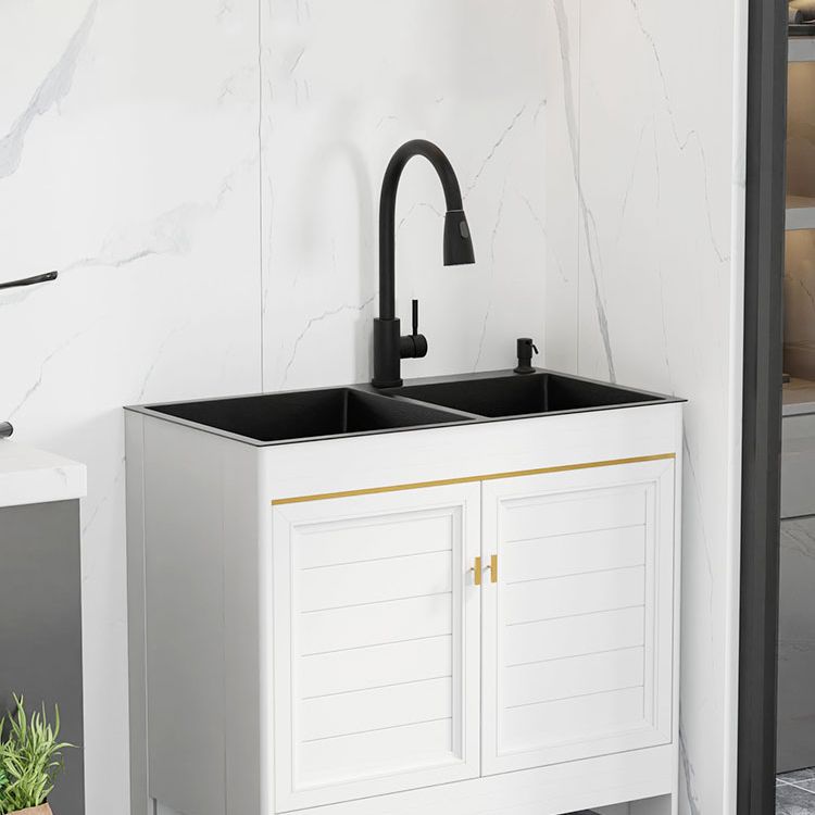 Modern Style Kitchen Sink Stainless Steel All-in-one Kitchen Sink Clearhalo 'Home Improvement' 'home_improvement' 'home_improvement_kitchen_sinks' 'Kitchen Remodel & Kitchen Fixtures' 'Kitchen Sinks & Faucet Components' 'Kitchen Sinks' 'kitchen_sinks' 1200x1200_684d1bdf-401e-4f64-8260-30fc570c5369