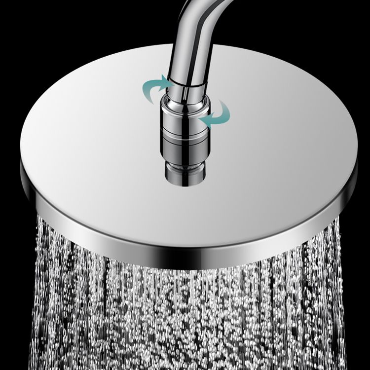 Round Fixed Shower Metal Modern Shower Head Combo Head for Bathroom Clearhalo 'Bathroom Remodel & Bathroom Fixtures' 'Home Improvement' 'home_improvement' 'home_improvement_shower_heads' 'Shower Heads' 'shower_heads' 'Showers & Bathtubs Plumbing' 'Showers & Bathtubs' 1200x1200_685cb093-876c-4a26-9e47-d26517870ac4
