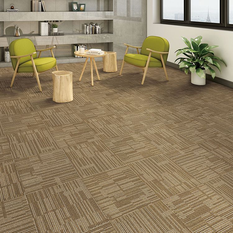 Fade Resistant Level Loop Carpet Tile Non-Skid Loose Lay Indoor Carpet Tiles Clearhalo 'Carpet Tiles & Carpet Squares' 'carpet_tiles_carpet_squares' 'Flooring 'Home Improvement' 'home_improvement' 'home_improvement_carpet_tiles_carpet_squares' Walls and Ceiling' 1200x1200_6874c2a2-7cbb-48ce-84f6-1f439858fd23