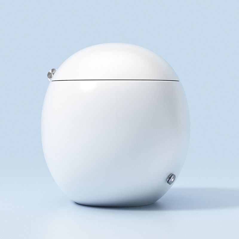 White Bidet Temperature Control Floor Mount Bidet,19.30" High Clearhalo 'Bathroom Remodel & Bathroom Fixtures' 'Bidets' 'Home Improvement' 'home_improvement' 'home_improvement_bidets' 'Toilets & Bidets' 1200x1200_6877da93-64e1-4a14-952c-97447b62b7a8