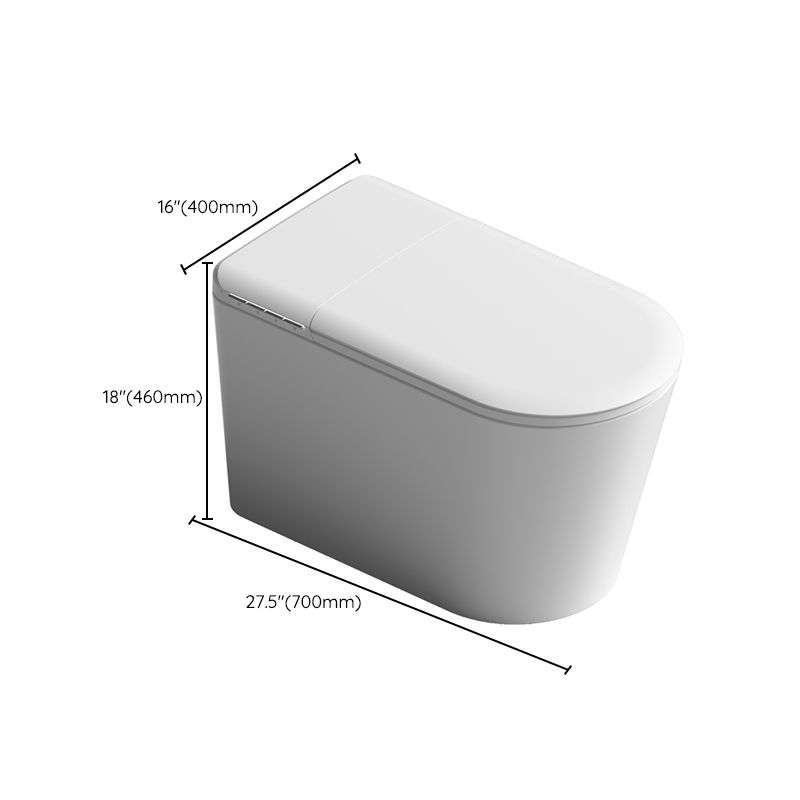 15.7" W Elongated Floor Standing Bidet in White with Heated Seat Clearhalo 'Bathroom Remodel & Bathroom Fixtures' 'Bidets' 'Home Improvement' 'home_improvement' 'home_improvement_bidets' 'Toilets & Bidets' 1200x1200_68b3757c-9703-40cc-b460-533454be03ad