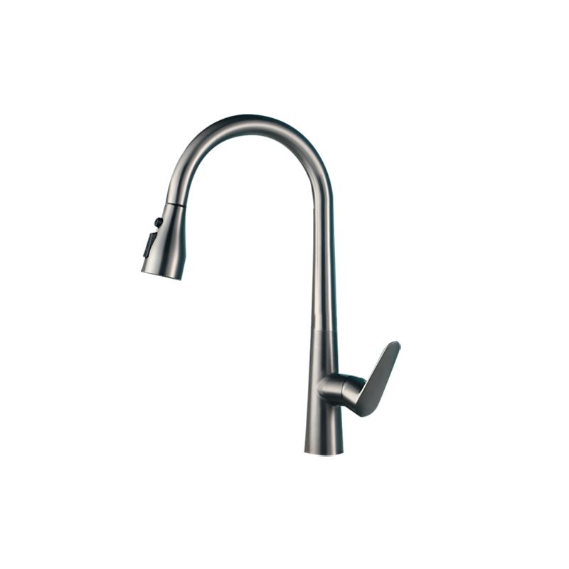 Pull Out Kitchen Faucet Single Handle 3 Function Faucet with Pull Out Sprayer Clearhalo 'Home Improvement' 'home_improvement' 'home_improvement_kitchen_faucets' 'Kitchen Faucets' 'Kitchen Remodel & Kitchen Fixtures' 'Kitchen Sinks & Faucet Components' 'kitchen_faucets' 1200x1200_68cd60b7-183e-44b8-a173-b55827056447