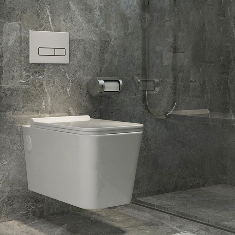 Modern Wall Hung Toilet One-Piece Urine Toilet with Seat for Washroom Clearhalo 'Bathroom Remodel & Bathroom Fixtures' 'Home Improvement' 'home_improvement' 'home_improvement_toilets' 'Toilets & Bidets' 'Toilets' 1200x1200_68e7e24f-ebdb-40ca-a68e-8382690eda1b