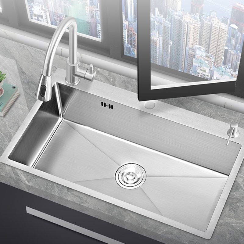 Modern Kitchen Sink Rectangular Water Purification Kitchen Sink Clearhalo 'Home Improvement' 'home_improvement' 'home_improvement_kitchen_sinks' 'Kitchen Remodel & Kitchen Fixtures' 'Kitchen Sinks & Faucet Components' 'Kitchen Sinks' 'kitchen_sinks' 1200x1200_68f79583-c2d2-4b22-a7e2-1787328a5f49