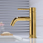 Modern 1-Handle Bathroom Sink Faucet Brushed Gold Vessel Sink Faucet Brass Clearhalo 'Bathroom Remodel & Bathroom Fixtures' 'Bathroom Sink Faucets' 'Bathroom Sinks & Faucet Components' 'bathroom_sink_faucets' 'Home Improvement' 'home_improvement' 'home_improvement_bathroom_sink_faucets' 1200x1200_690f593c-203a-476f-b3af-03da3962b5e0