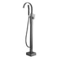 Modern Freestanding Bathtub Faucet Copper with Hose Freestanding Tub Fillers Clearhalo 'Bathroom Remodel & Bathroom Fixtures' 'Bathtub Faucets' 'bathtub_faucets' 'Home Improvement' 'home_improvement' 'home_improvement_bathtub_faucets' 1200x1200_691826a9-814a-4c14-828e-50c52fd1db74