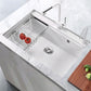 Quartz Kitchen Sink Modern Single Bowl Kitchen Sink with Strainer Clearhalo 'Home Improvement' 'home_improvement' 'home_improvement_kitchen_sinks' 'Kitchen Remodel & Kitchen Fixtures' 'Kitchen Sinks & Faucet Components' 'Kitchen Sinks' 'kitchen_sinks' 1200x1200_693fc609-2db3-4f47-8d41-f8610bb26e06